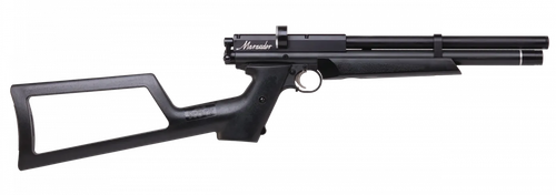 Benjamin BP2220 Marauder Pistol Kit PCP 22 Pellet 8rd Black Shrouded Barrel, Black Synthetic Stock