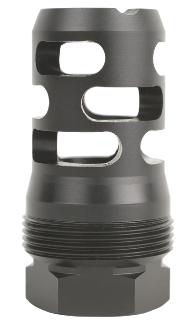 Armaspec ARM2963-BLK Micro Muzzle Brake Catacomb Black QPQ Nitride 5/8"x24 Threads 30 Cal