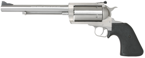 Magnum Research BFR500SW7 BFR Long Cylinder Large Frame 500 S&W Mag 5 Shot, 7.50" Brushed Stainless Steel Barrel, Cylinder & Frame, Black Rubber Grip, Exposed Hammer