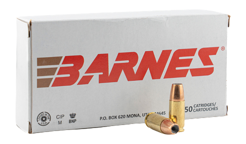 Barnes Bullets 32528   9mmLuger 115gr Semi Jacketed Hollow Point 20 Per Box/10 Case