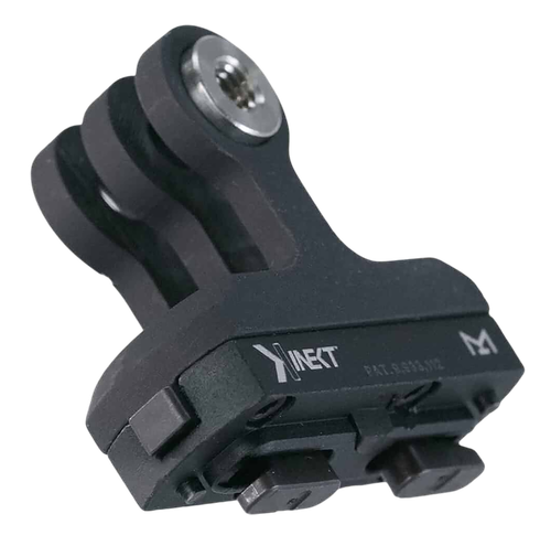 Kinetic Development Group KIN5-500  Go Pro Mount For Standard Magpul MLOK Slots Black Aluminum