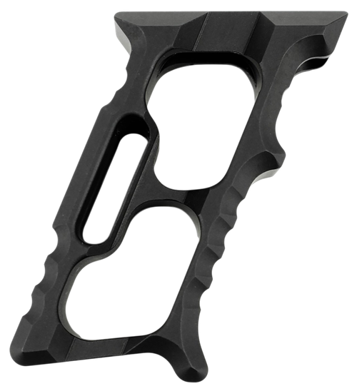 Tyrant CNC TD552BLKM1 Minivert Grip Halo Black Aluminum Fits AR15
