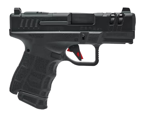 Sarsilmaz SAR9SCG3BL SAR9 SC Gen3 Sub-Compact 9mm Luger 15+1 3.30" Black Barrel, Black Steel Lightening Cut/Optic Ready/Serrated Slide, Black Polymer Frame & Textured Grip, RMSc Footprint