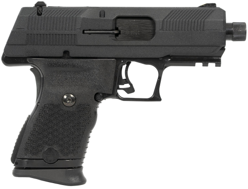 Hi-Point YC9 YC9  9mm Luger 10+1 4.12" Black Steel Threaded Barrel, Black YC9 Styled/Serrated Slide, Black Polymer Frame w/Picatinny Rail, Black Plastic Grips