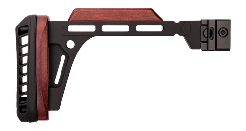 Woox SH.STK122.04 Forty-Seven Edge Stock Folding Aluminum/American Walnut