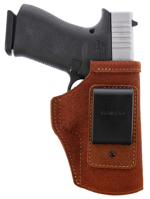 Galco STO226R Stow-N-Go  IWB Natural Steerhide Fits Glock 19 Gen1-5 Right Hand