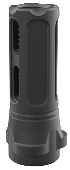 Breek Arms BRK4320 Sentinel Caged Flash Hider Black Nitride Steel 1/2"x28 Threads 223 Cal/5.56mm Compatible w/ Breek-LOK 3QD