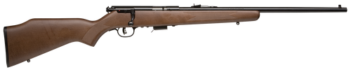 Savage Arms 90700 93 G Full Size 22 WMR 5+1 21" Matte Black Sporter Barrel, Matte Black Drilled & Tapped Carbon Steel Receiver, Satin Hardwood Fixed Stock, Right Hand