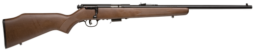 Savage Arms 90700 93 G Full Size 22 WMR 5+1 21" Matte Black Sporter Barrel, Matte Black Drilled & Tapped Carbon Steel Receiver, Satin Hardwood Fixed Stock, Right Hand