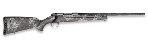 Weatherby MBP01N240WR3B Mark V Capra 240 Wthby Mag 2+1 21" Graphite Black Cerakote Fluted Threaded Barrel Titanium Receiver Drilled & Tapped Receiver Exposed Carbon w/Gray, White & Rust Sponge Accents