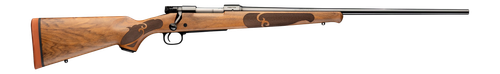 Winchester Repeating Arms 535247233 Model 70 Featherweight 300 Win Mag 3+1 24" Gloss Blued Target Crown Barrel, Gloss Blued Steel Drilled & Tapped Receiver, Satin AA French Maple Fixed w/Schnabel Fore