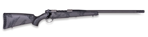 Weatherby MGT01N308NR2B Mark V Backcountry Guide TI 308 Win 4+1 20" Graphite Black Cerakote Fluted Threaded Carbon Barrel, Titanium Drilled & Tapped Receiver, Exposed Carbon w/Carbide Black Accents Fi