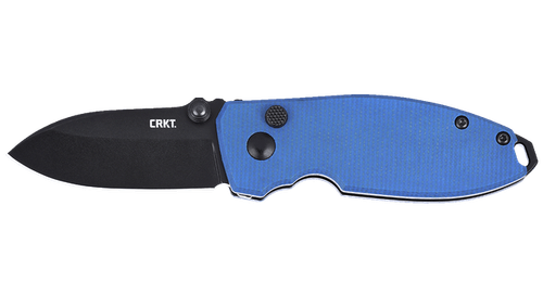 CRKT 2474BDC  SQUID        BUTTON LOCK  2.27 BLUE