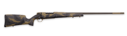 Weatherby MAX01N25CMR4B Mark V Apex Full Size 25 Creedmoor 4+1 22" +2" Coyote Tan/Graphite Black Cerakote Fluted Threaded Barrel, Steel Drilled & Tapped Receiver, Tan/Brown Sponge Accents Fixed Peak 4
