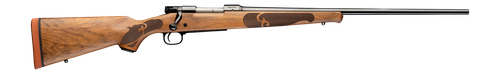 Winchester Repeating Arms 535247289 Model 70 Featherweight 6.5 Creedmoor 4+1 22" Gloss Blued Target Crown Barrel, Gloss Blued Steel Drilled & Tapped Receiver, Satin AA French Maple Fixed w/Schnabel Fo