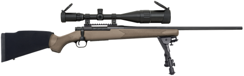 Mossberg 28019 Patriot Night Train 6.5 Creedmoor 5+1 24" Matte Blued Flat Dark Earth Right Hand 6-24x50mm Scope