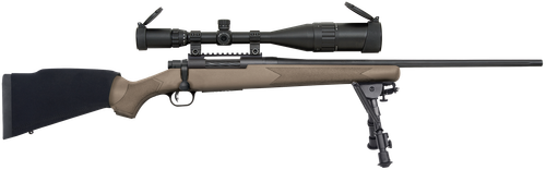 Mossberg 28019 Patriot Night Train 6.5 Creedmoor 5+1 24" Matte Blued Flat Dark Earth Right Hand 6-24x50mm Scope