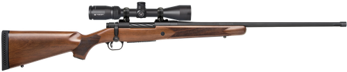 Mossberg 28124 Patriot  300 Win Mag Caliber with 3+1 Capacity, 24" Threaded/Fluted Barrel, Matte Blued Metal Finish & Walnut Stock Right Hand (Full Size) Includes Vortex Crossfire II 3-9x40mm Scope
