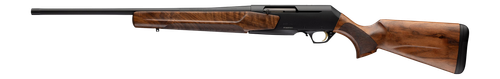 Browning 039030229 BAR MK4 Hunter 300 Win Mag 3+1 24" Matte Blued Fluted Barrel & Aluminum Alloy Drilled & Tapped Receiver, Grade II Turkish Walnut Adj Shim  Stock, Left Hand