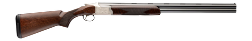 Browning 0183583005 Citori 825 Feather 12 Gauge Break Open 3" 2rd 26" Gloss Blued Over/Under Vent Rib Barrel, Engraved Silver Nitride Aluminum Alloy Receiver, Fixed Gloss Black Walnut Stock, Right Han