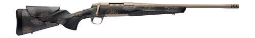 Browning 036143218 X-Bolt 2 Speed SPR Full Size 308 Win 4+1 18" Burnt Bronze Cerakote Fluted Threaded Barrel, Burnt Bronze Cerakote Steel Drilled & Tapped Receiver, Bronze/Gray Camo Adj Vari-Tech Synt