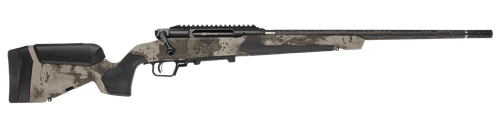 Savage Arms 32849 Impulse UltraLite Pro Full Size 7mm PRC 3+1 20" Carbon Fiber Barrel, Carbon Steel Drilled & Tapped Receiver, Savage Woodland Camo AccuStock w/AccuFit V2 Synthetic Stock