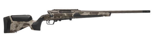 Savage Arms 32818 Impulse Core Hunter Pro Full Size 7mm BC 3+1 20" Heavy Sporter Threaded Barrel, Carbon Steel Drilled & Tapped Receiver, Savage Woodland Camo AccuStock w/AccuFit V2 Synthetic Stock