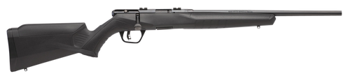 Savage Arms 70814 B17 Compact Bolt Action 17 HMR Caliber with 10+1 Capacity, 18" Barrel, Matte Blued Metal Finish & Matte Black Synthetic Stock Right Hand