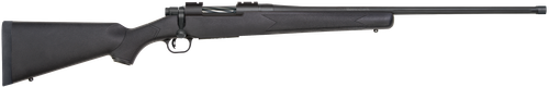 Mossberg 28243 Patriot  6.5 PRC 4+1 24" Matte Blued Fluted Threaded Barrel, Matte Blued Drilled & Tapped Receiver, Fixed Black Synthetic Stock