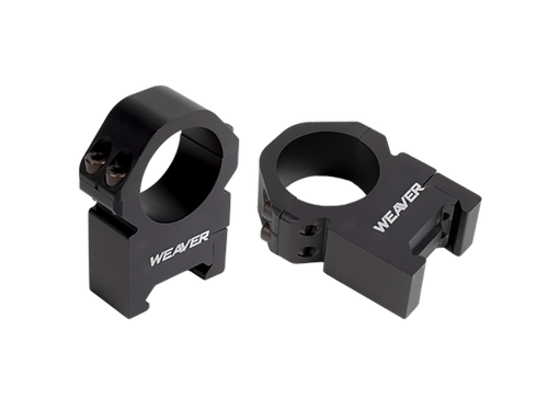 Weaver Mounts 48382 Precision  Black Aluminum 1" Tube High