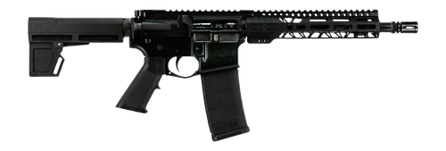 Faxon Firearms FXSPT556105SA9 Sport  5.56 NATO 30+1 10.50" Black Nitride SOCOM Threaded Barrel, Aluminum Receiver w/Picatinny Rail, M-LOK Handguard, Black Polymer KAK Shockwave Pistol Brace, Ergonomic
