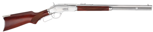 Taylors & Company 550232 1873  45 Colt (LC) Caliber with 10+1 Capacity, 20" Barrel, Silver Metal Finish & Walnut Fixed Pistol Grip Stock Right Hand (Full Size)