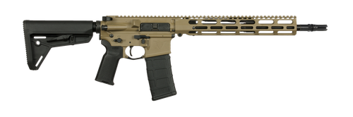 Vktr Industries V31100916647CA VK-1 5.56 NATO 10+1 13.70" Black Threaded Barrel, Flat Dark Earth Cerakote Aluminum Receiver w/Picatinny Rail, M-LOK Handguard, Black Magpul MOE SL Polymer Stock, Magpul