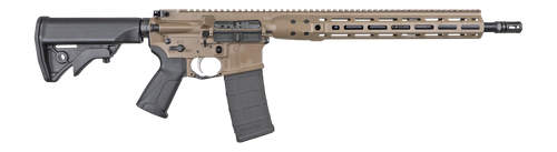 LWRC ICDIR35CK16LML ICDI 350 Legend 30+1 16.10" Black Nitride Threaded Barrel, Flat Dark Earth Cerakote Aluminum Receiver w/Picatinny Rail, M-LOK Handguard 6 Position Black Polymer Stock, Black Polyme
