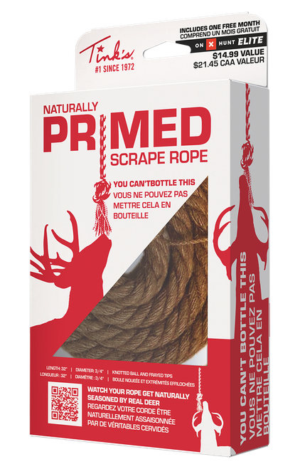 TINKS W5946    PRIMED SCRAPE ROPE