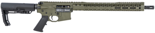 Black Rain BRO-20110401 Billet  5.56x45mm NATO 16" 30+1 OD Green Cerakote Black 6 Position MFT Minimalist Stock Black MFT Grip Right Hand
