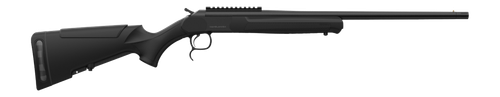 Retay USA GML444BLK22 Gamelander 444 Marlin 1rd 22" Black Chrome Single Shot Barrel, Black Chrome Steel Receiver w/Picatinny Rail, Matte Black Adjustable Cheek Piece Synthetic Stock, Ambidextrous