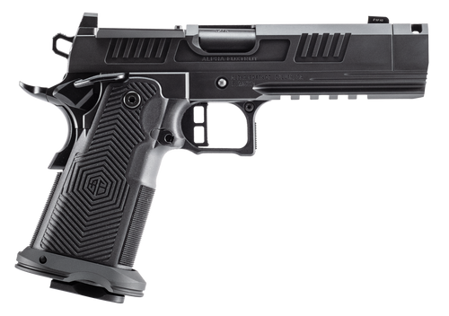 Alpha Foxtrot AA39X2CIG-XDBK17 AF1911 Romulus 10mm Auto 18+1 4.25" Black DLC Stainless Steel Threaded Compensated Barrel, Optic Ready/Serrated Slide & Frame w/Beavertail & Picatinny Rail, RMSc/RMR Foo