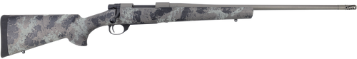 Howa HFN25CRGL 1500 Fence Line 25 Creedmoor 5+1 22" Tungsten Cerakote Threaded Barrel, Tungsten Cerakote Aluminum Drilled & Tapped Receiver, Gray Light Camo Fixed Synthetic Stock, Right Hand
