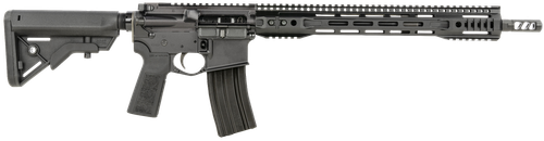 Franklin Armory 0010052BLK M4-HTF R3 XTD 5.56x45mm NATO 10+1 16" Light Contour Barrel w/ Aura XTD Muzzle Device, Salt Bath Nitride Finish, B5 Systems Bravo Stock & Grip, Custom Tuned Trigger