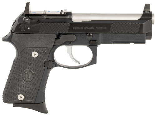 Langdon Tactical Tech LTT92CTJRR 92 Elite LTT Compact 9mm Luger 15+1 4.25" Stainless Target Crown Steel Barrel, Black Optic Cut/Serrated Steel Slide, Black Black VZ G10 Grip
