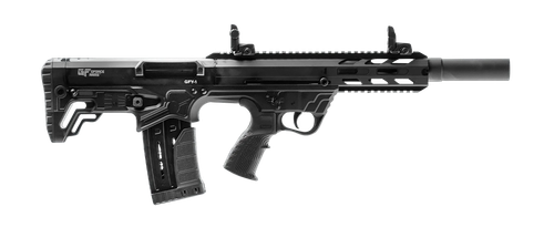 Gforce Arms GFY11220 GFY-1 USA 12 Gauge Semi-Auto 3" 5+1 18.50" Black Threaded Barrel, Black Cerakote Aluminum Receiver w/Picatinny Rail, Black Bullpup Polymer Stock, Polymer Grip
