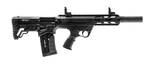 Gforce Arms GFY11220 GFY-1 USA 12 Gauge Semi-Auto 3" 5+1 18.50" Black Threaded Barrel, Black Cerakote Aluminum Receiver w/Picatinny Rail, Black Bullpup Polymer Stock, Polymer Grip