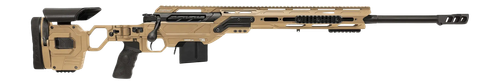 Cadex Inc CDXMCKRKN6524BR20I2B1N CDX-MC Kraken 6.5 Creedmoor 10+1 24" Black DLC Match Grade Threaded Barrel, Hybrid Tan Receiver w/Picatinny Rail, M-LOK Handguard, Hybrid Tan Adjustable Folding Buttst