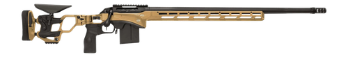 Cadex Inc CDXSSPRO6526CP20I2B1N CDX-SS Seven S.T.A.R.S. Pro 6.5 Creedmoor 10+1 26" Black DLC Fluted Threaded Barrel, Hybrid Tan Cerakote Receiver, ARCA Rail,  M-LOK Handguard, Hybrid Tan Adjustable Fo