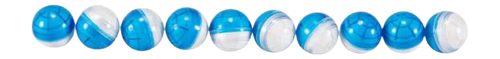 UMA 2292302 P2P POWDER BALLS 10 CT  BLUE/WHITE