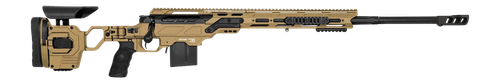 Cadex Inc CDX30LITE6524BR20I2B1N CDX-30 Lite 6.5 Creedmoor 10+1 24" Black DLC Fluted Threaded Barrel, Hybrid Tan Cerakote Receiver w/Picatinny Rail, M-LOK Handguard, Adjustable Folding Hybrid Tan Butt