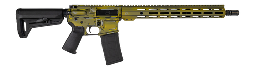 Shark Coast Tactical SCC101921BAZJ Bazooka Joe 5.56 NATO 30+1 16" Black Melonite Threaded Barrel, Aluminum Receiver w/Picatinny Rail, M-LOK Handguard, Magpul MOE SL Black Polymer Stock, Magpul MOE Gri