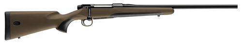 Mauser M18S65PT M18 Savanna Full Size 6.5 PRC 4+1 24.40" Black Threaded Barrel, Black Steel Receiver, Brown Fixed Synthetic Stock