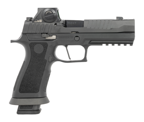 Sig Sauer 320XF9MODRXSL P320 M.O.D. Full Size 9mm Luger 21+1 3.90" Black Barrel, Matte Black DLC Stainless Steel Ported/Serrated w/Optic Slide, Black Stainless Steel Frame w/Picatinny Rail ,M.O.D. X F